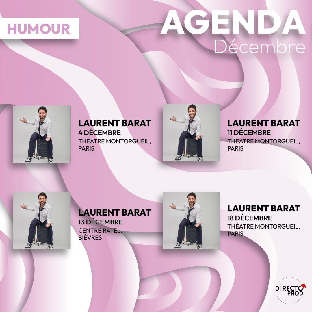 AGENDA DIRECTO 📅

Sortez vos agendas et prenez note, car le mois de Décembre s'annonce chargé🔥
🎫 Billetterie sur directoprod.com