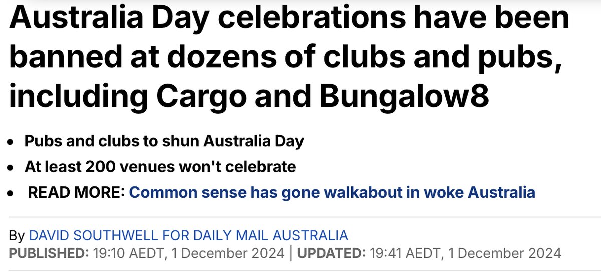 Let’s get a full list of these clubs and pubs, because I will never spend a cent EVER again in any of these establishments. 

😡SYDNEY
`❌Bungalow8
❌Cargo, 
❌Kingsley's Woolloomooloo, 
❌Parkside Hotel

😡MELBOURNE
❌The Esplanade Hotel, 
❌Prince of Wales, 
❌Duke of