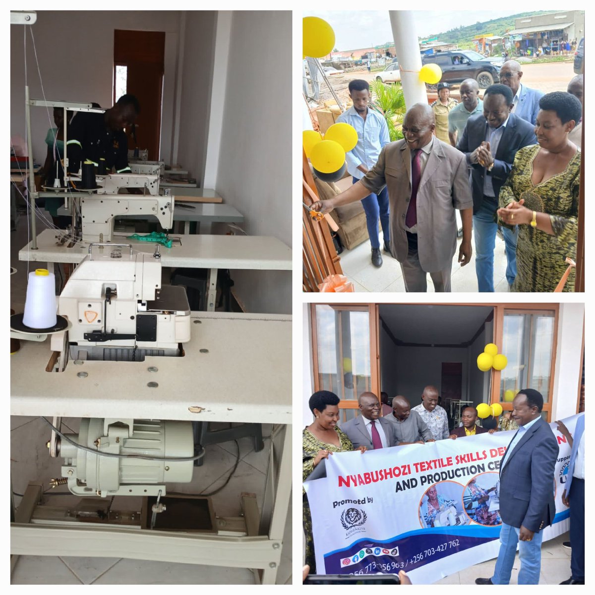 wilson kajwengye (@wkajwengye) on Twitter photo Yesterday, 30th November 2024, we commissioned the Nyabushozi textile skills development and production centre in Rushere. This centre is a product of the <a href="/KajwengyeFnd/">Kajwengye Foundation</a> skilling program that was started in 2018 and is still going strong. I am grateful to <a href="/UIRI_UG/">Uganda Industrial Research Institute</a> for all the Yesterday, 30th November 2024, we commissioned the Nyabushozi textile skills development and production centre in Rushere. This centre is a product of the <a href="/KajwengyeFnd/">Kajwengye Foundation</a> skilling program that was started in 2018 and is still going strong. I am grateful to <a href="/UIRI_UG/">Uganda Industrial Research Institute</a> for all the