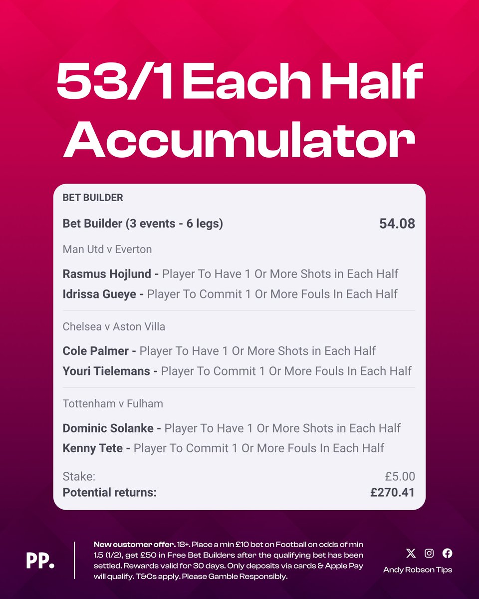 🎩 Andy’s Football Tips tweet media