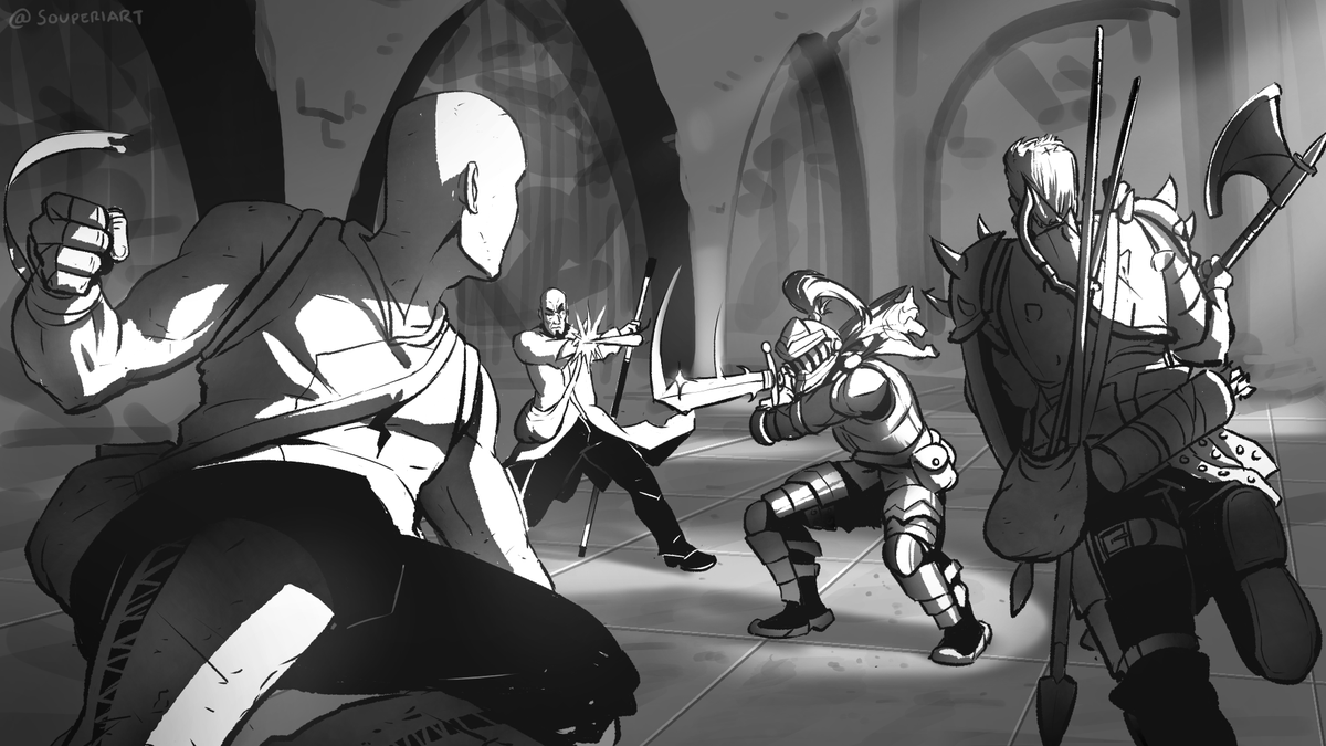 As a writer, DMing a homebrew D&amp;D game feels nice.
Anyway, made a boss-fight encounter from our last session. 
#dndart #DnD #dnd5e
