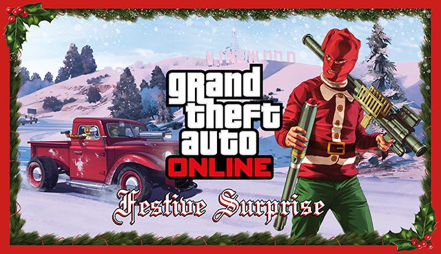 GTAonlineNews's tweet photo. The GTA Online Festive Surprise Update released 9 years ago today!

📆 https://t.co/PSRDX0d9V6 https://t.co/yw20jYZQFG