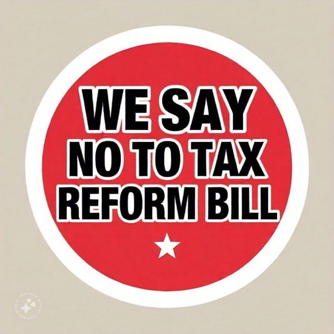 MFaarees_'s tweet photo. Let's get this viral, repost and post. 

We REJECT the TAX REFORM BILL! https://t.co/q7kQsXCNWf