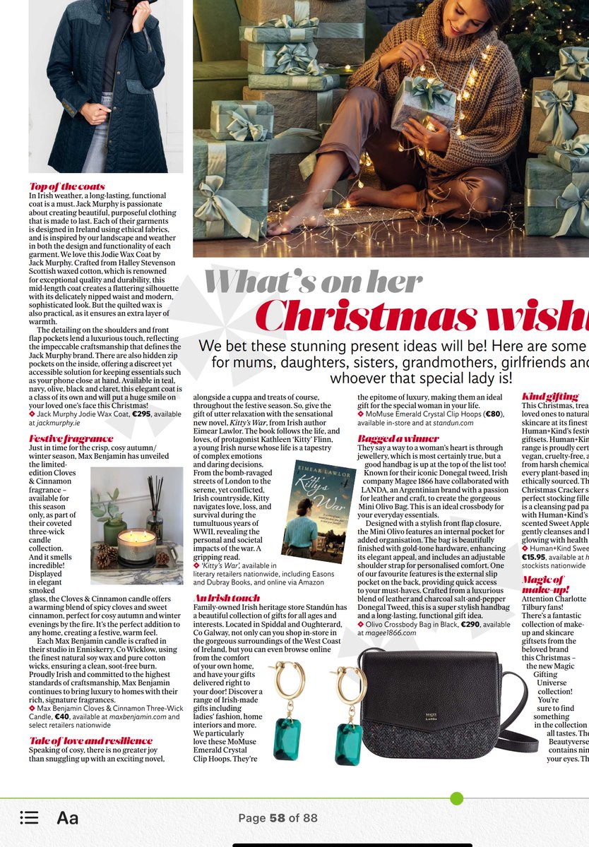 Eimear Lawlor (@eimearlawlor58) on Twitter photo Delighted to share that Kitty's War has been included in the Irish Independent Christmas Wishlist! It is just €10.99Eason Flash sale t €10.99 <a href="/KNLitAgency/">Kate Nash Literary Agency</a> <a href="/BloomsburyBooks/">Bloomsbury Books UK</a>
easons.com/Kittys-War-Eim… Delighted to share that Kitty's War has been included in the Irish Independent Christmas Wishlist! It is just €10.99Eason Flash sale t €10.99 <a href="/KNLitAgency/">Kate Nash Literary Agency</a> <a href="/BloomsburyBooks/">Bloomsbury Books UK</a>
easons.com/Kittys-War-Eim…