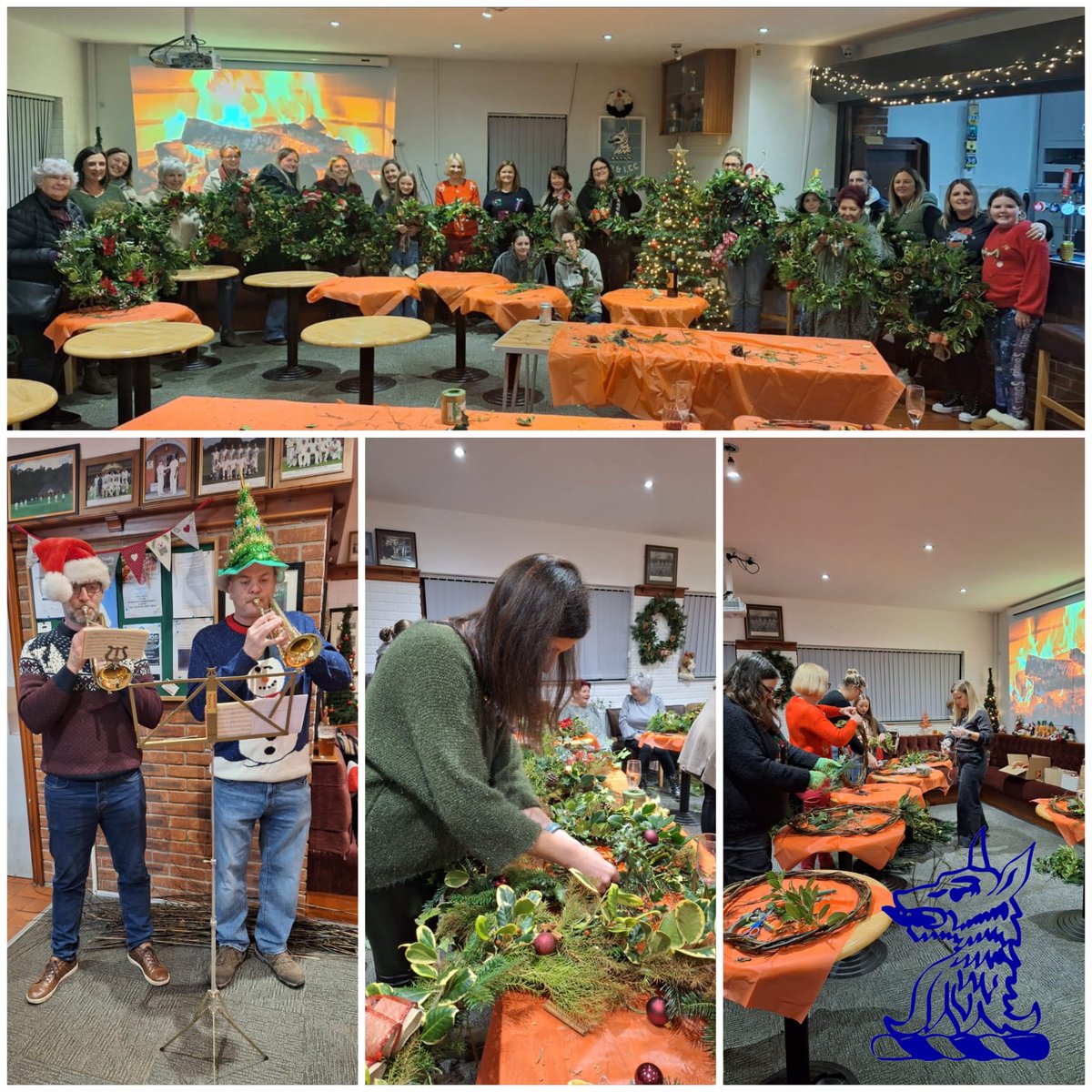 A fantastic evening down at Rode Park and Lawton CC last night, The festive wreath making was a sell out. Great fun had by all. Thanks to Hannah for organising it all! 
#Cricket #Staffordshire #Cheshire #Alsager
