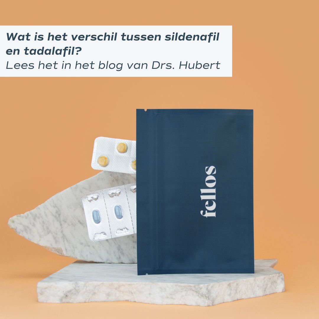 Wat is eigenlijk het verschil tussen sildenafil en tadalafil? De werkzame stoffen in Viagra en Cialis. 
Lees het in het artikel van Drs. Hubert: fellos.nl/kennisbank/sil…