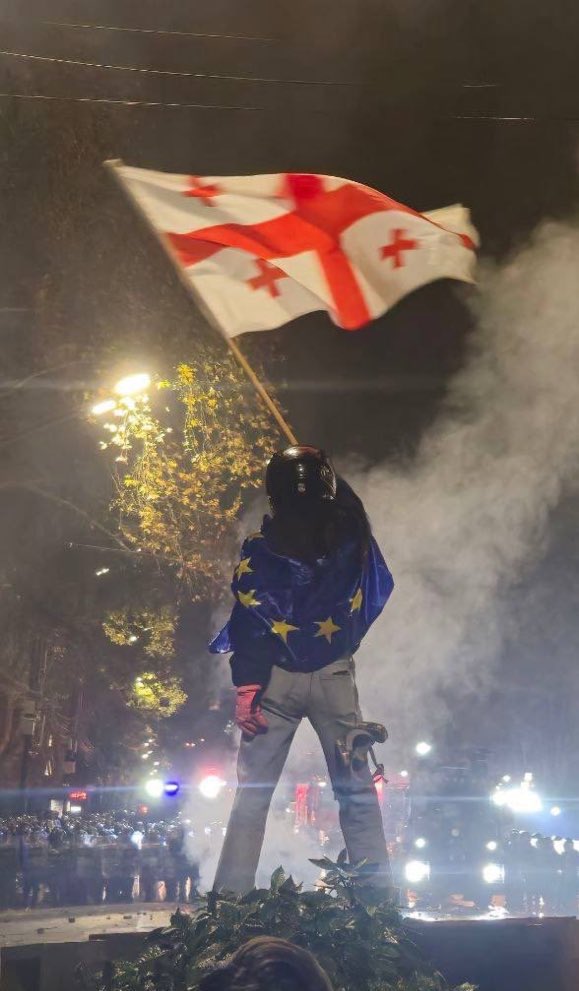 Georgian 🇬🇪 people are the hope for all of us in 🇪🇺. Russian imperialism must be defeated!
