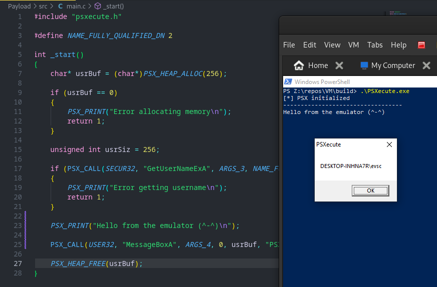 It doesnt have to be RISC-V :) Wrote a little MIPS I VM (based on a playstation emulator I started writing years ago) that can execute MIPS compiled modules without the need for allocating additional executable memory