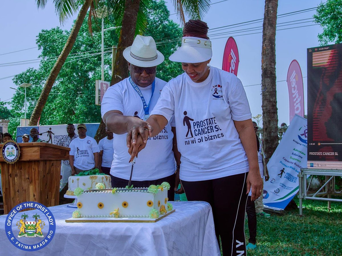 First Lady Fatima Maada Bio tweet media