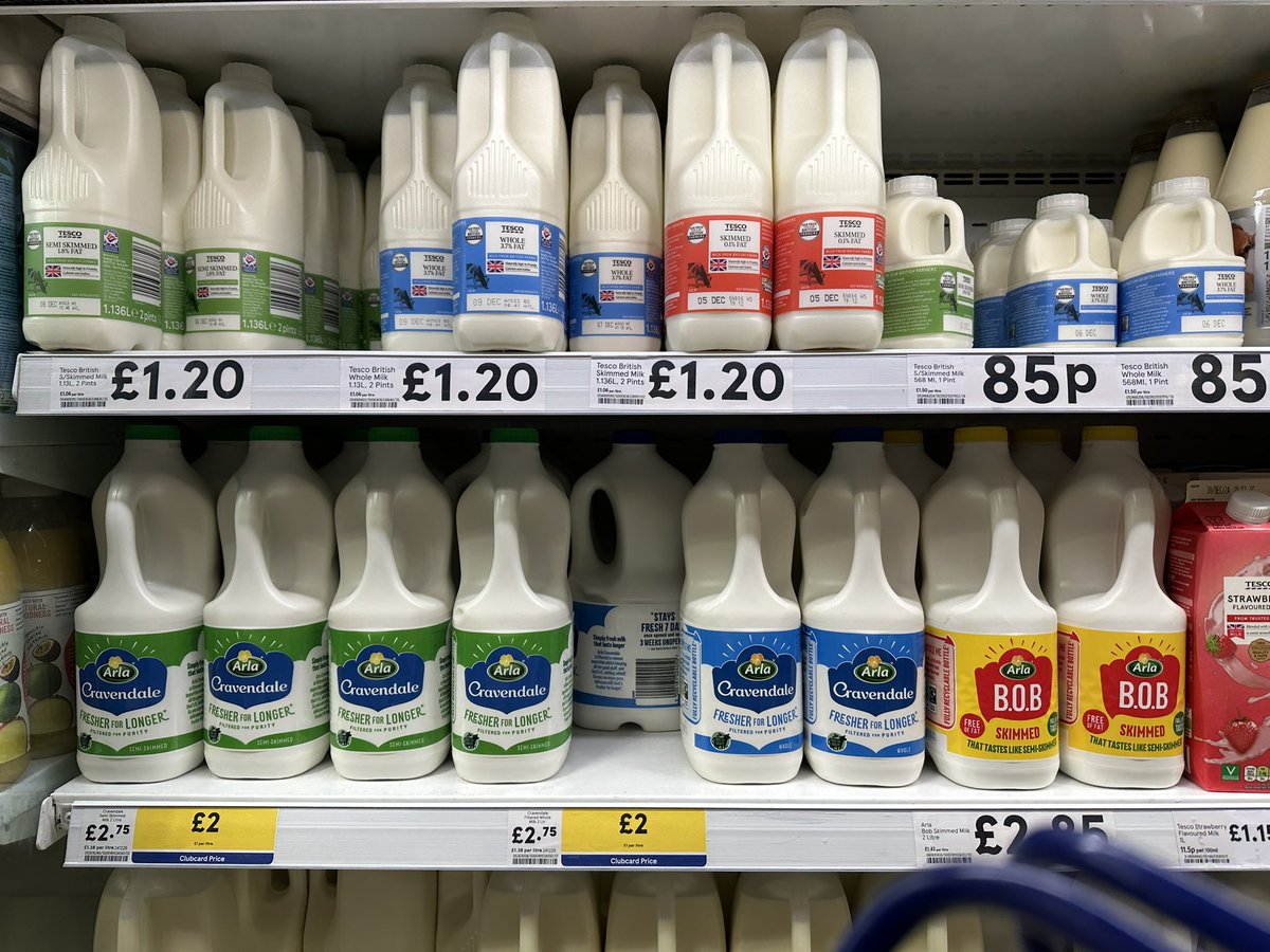 The #Bovaer effect. No one is buying #Arla Cravendale milk. I wonder why?🤔🤔🤔