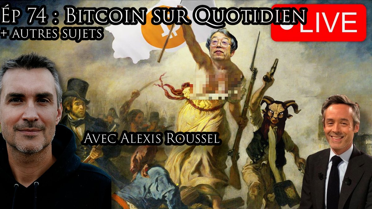 Ne ratez pas ce soir à 20h #FauneRadio Le Live #74 pour revenir sur la chronique consacrée à #Bitcoin sur <a href="/Qofficiel/">Quotidien</a> !

Nous aborderons aussi la volonté suisse🇨🇭 d'explorer les possibilités offertes par le minage !

Avec <a href="/alexis_roussel/">Alexis Roussel</a>🥷

👉youtube.com/live/jIJkXN9Jx…👈