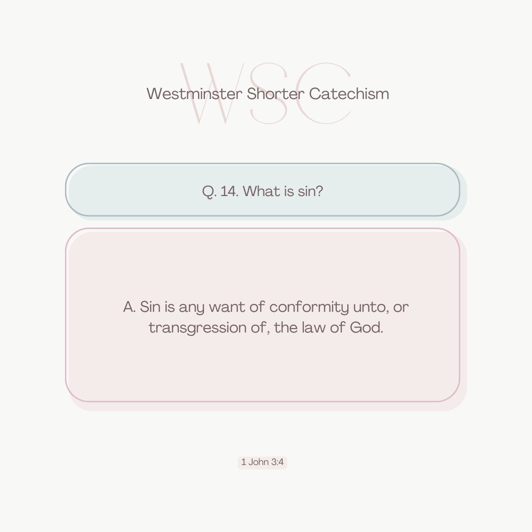 AmandaGeaney's tweet image. What Is Sin and Where Did It Begin?

#reformedtheology #catechism #fallofman #sin