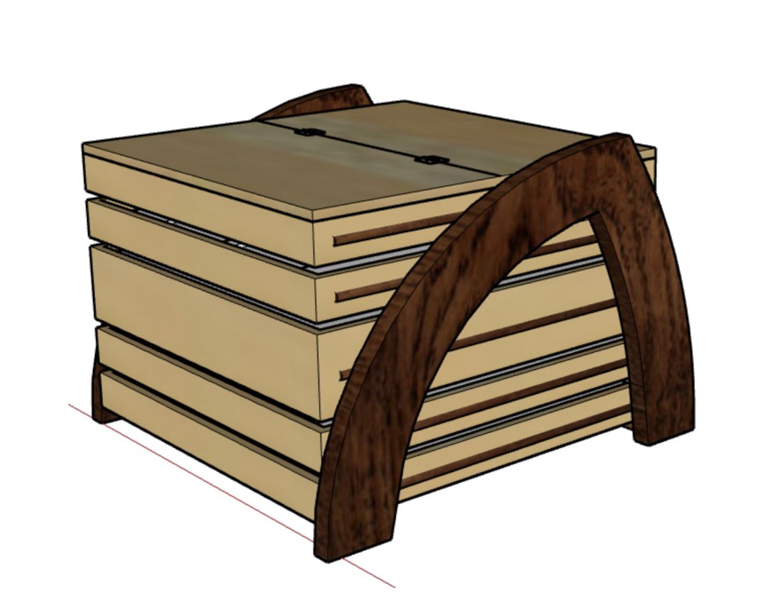 Studente Bachelor 3D design Roos van Raaij ontwierp een tool om mensen te helpen met het visualiseren van emoties. De kast bevat 5 lades gevuld met kaarten en vormen die zich focussen op verschillende artistieke elementen: Materiaal, kleur, vorm, techniek en textuur.