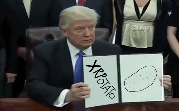 XRPotatocoin's tweet photo. make potatoes potato again! https://t.co/xEW5440jo3