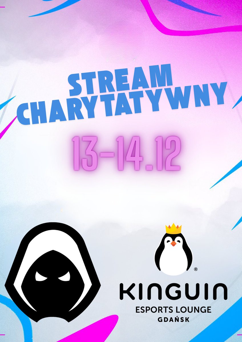 _ForsakenGG_'s tweet photo. 🚨STREAM CHARYTATYWNY🚨

Z radością ogłaszamy, że w dniach 13 i 14 Grudnia odbędzie się stream charytatywny Forsaken wraz z @KinguinLounge  🐧👀

Ogłoszenie pierwszych uczestników już dziś o godzinie 20:00😎

#WeAreForsaken https://t.co/Oi4j9LjYXH