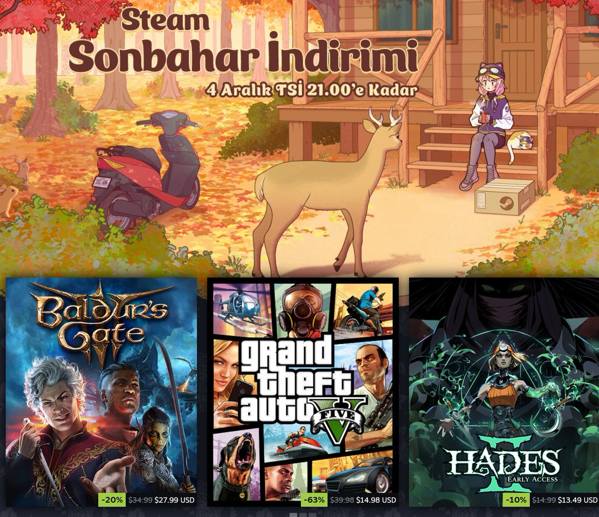 wallbangnetwork's tweet photo. Steam indirimlerindeki en kelepir ve en iyi oyunlar hangileri?

Sizler için 5$ altındaki, oyunculardan en çok puan almış 20 oyunu güzelce derledik, açıkçası tamamı kaçırılmayacak oyuncular arasında bizler için. Hemen sonraki paylaşımda bulabilirsiniz.