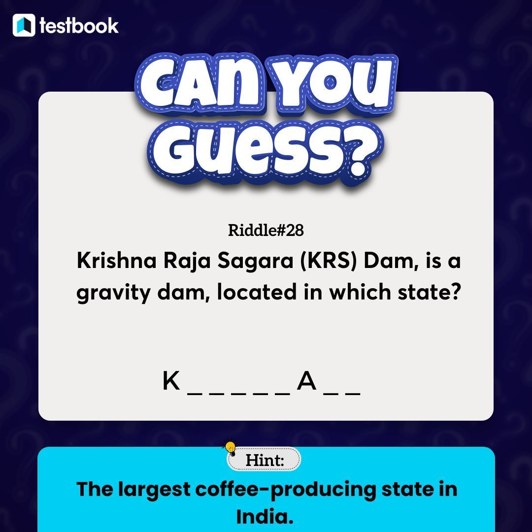 Comment down your answer👇 and share it with your friends😄 

[Govt. exam, 2024, Knowledge &amp; facts, Testbook, India, Preparation, India, State]