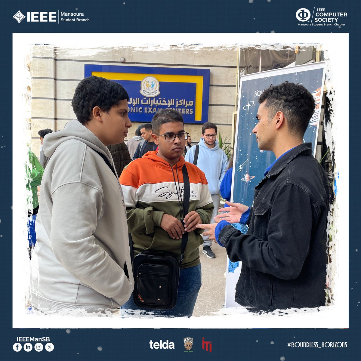 IEEEManSB's tweet image. On our second station, our space adventure continues, paving the way for your voyage.  

#IEEE_ManSB  
#IEEE_ManCSC 
#Boundless_Horizons