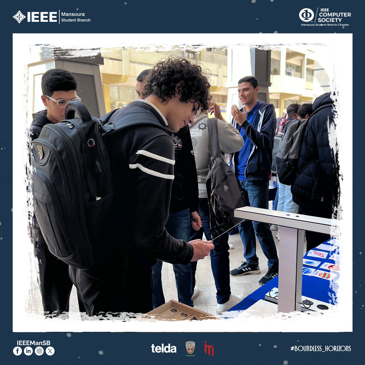 IEEEManSB's tweet image. On our second station, our space adventure continues, paving the way for your voyage.  

#IEEE_ManSB  
#IEEE_ManCSC 
#Boundless_Horizons