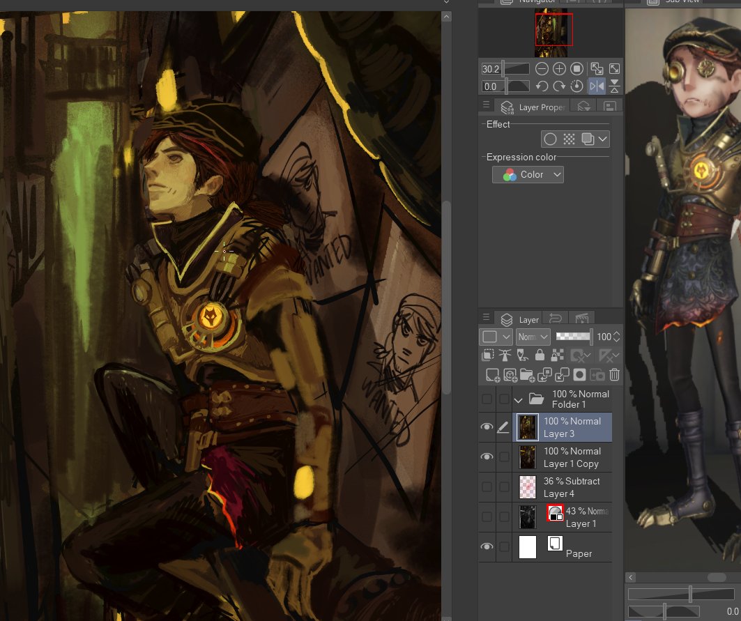 wip #IdentityV #mercenary