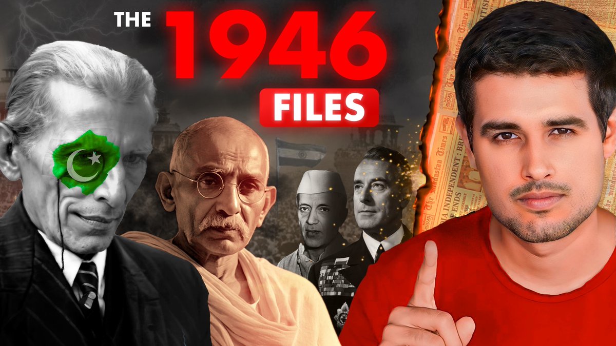 dhruv_rathee's tweet photo. The 1946 Files: History You Wouldn't Know! 

Watch: https://t.co/8ohC7YI8MV https://t.co/383k3g3C4F