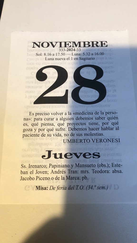 Muy bueno y cierto. Me gusta lo de “La medicina de la persona”