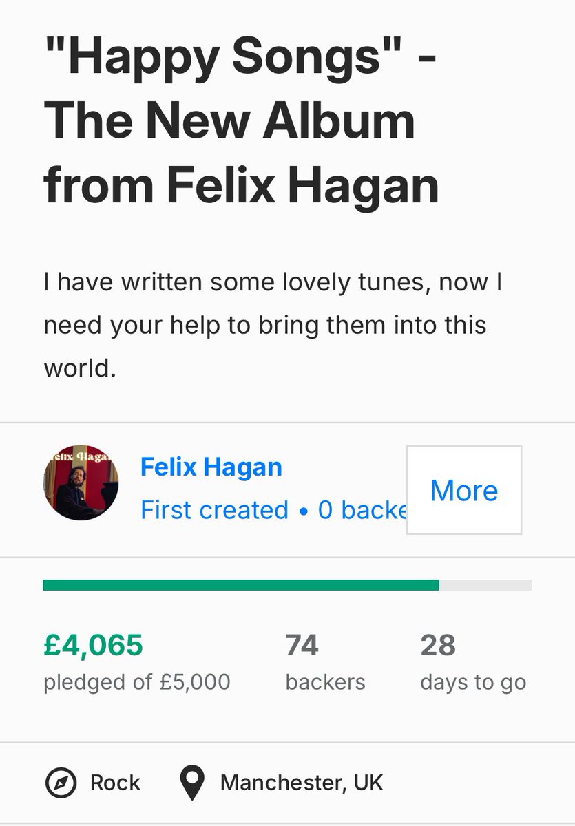 Nearly there, darlings! Can we hit the initial target this weekend? Good lord, I’m excited. X