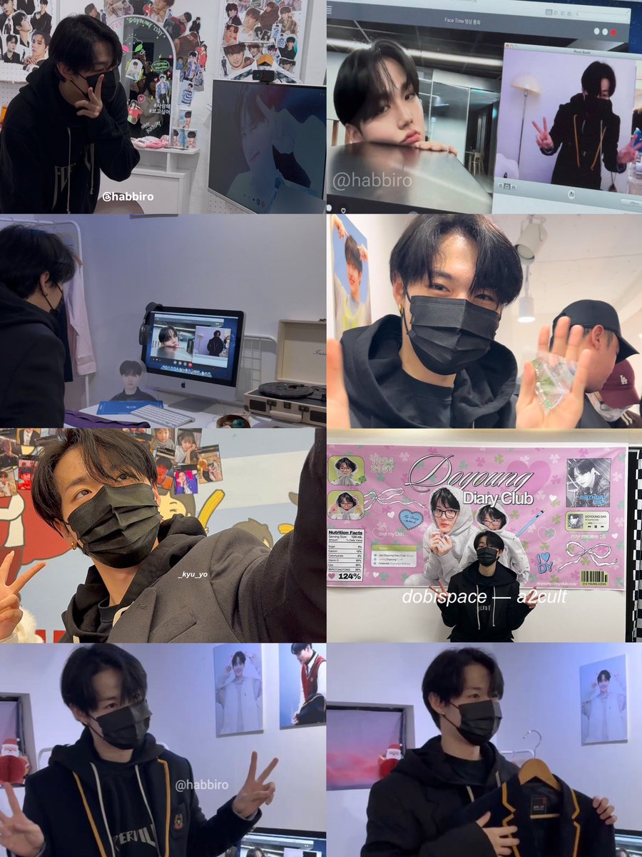 doyoung visiting his bday cafe and posting photos of it on weverse with “♥️” caption 🥹🥹 december will always be your month doyoung ♡ #트레저 #도영