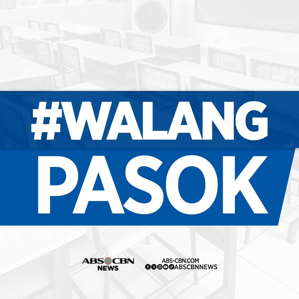 ABSCBNNews's tweet photo. #WalangPasok: Several local government units announced the suspension of classes on Monday, December 2, 2024, due to heavy rainfall brought by the shear line.

Follow this thread for updates. https://t.co/t5t1vGfszD