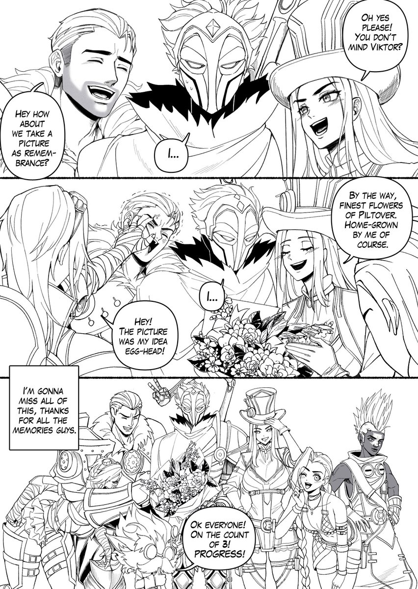 RyuukusnpaiartS's tweet image. It's okay guys Viktor will be in a better place...
He probably is thankful for all the loyal players that still used him over the years!

So have this small goodbye-comic dedicated to him!

#Arcane #ArcaneSeason2 #Viktor #LeagueOfLegends