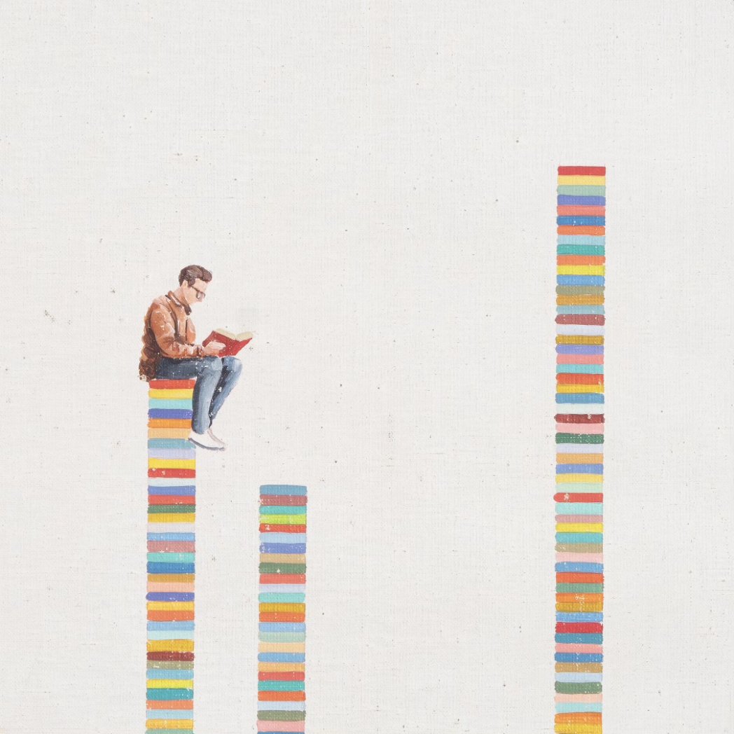 Hoy comparto el nuevo trabajo dedicado a los libros de Jordi Sàbat (Palafrugell, Girona, 1960), un artista conceptual, poeta visual y diseñador gráfico, cuya obra siempre invita a la reflexión.

👇🏻 Abro hilo corto.