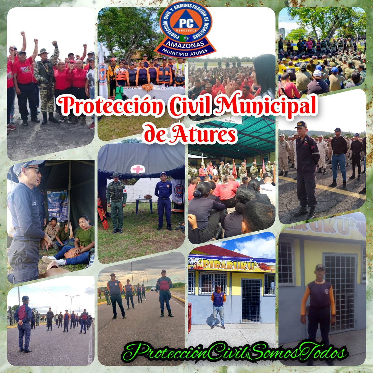 #30Nov.//🇻🇪📸👷  En Perfecta union cívico-militar-popular, se llevo a cabo el recibimiento de la Visita  del Comandante General de la Milicia Bolivariana, M/G. Orlando José Romero Bolívar, a nuestra capital Puerto Ayacucho-Edo. Amazonas.
#PCAtures
#PCAmazonas.