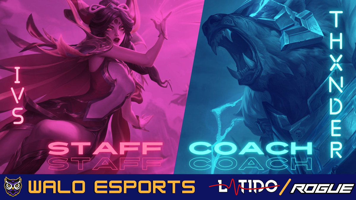 WaloESP's tweet photo. Bueno y obviamente no van a comenzar esta lucha solos 😈

Os presentamos a la manager y al coach del equipo 🙌🏻

🇪🇦 @InmaValSanta
🇪🇦 @Thunder0us___ https://t.co/PD05uvRa6j