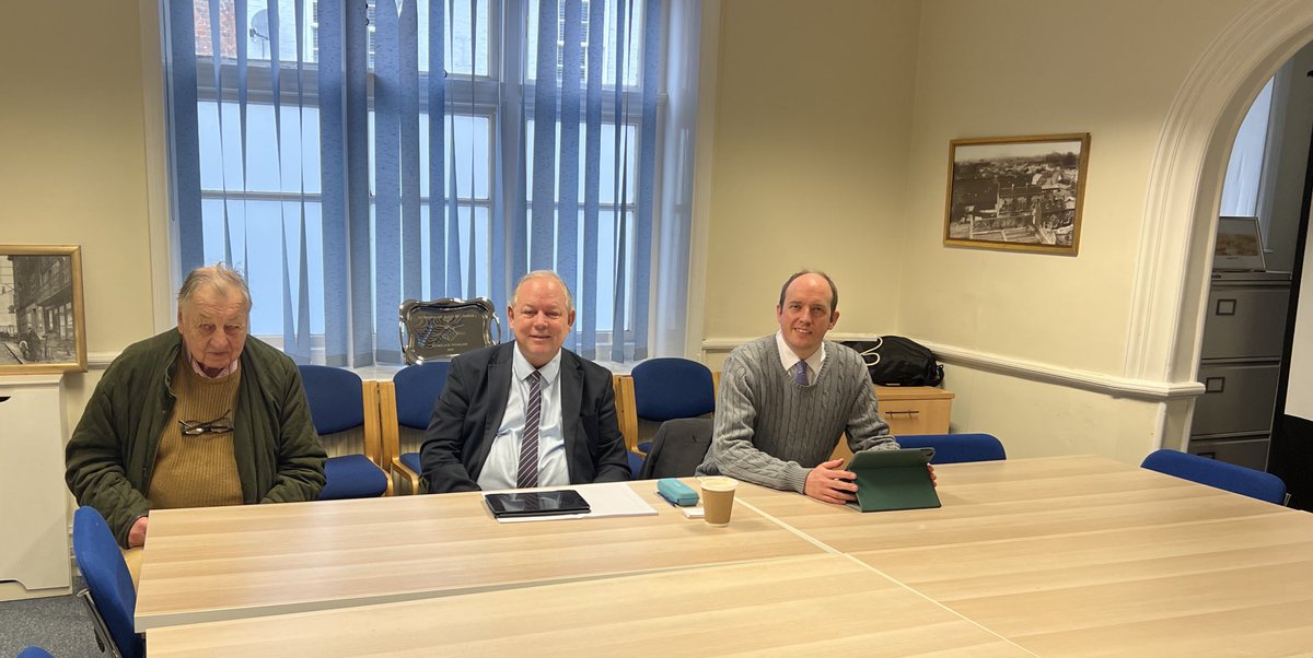 This morning Cllr’s John Chilver (<a href="/claycon/">John Chilver</a>), <a href="/davidgoss/">David Goss</a> &amp; <a href="/BillyStanier1/">Billy Stanier</a> held their monthly <a href="/BucksCouncil/">Buckinghamshire Council</a> Councillors’ Surgery. It is the first Sunday of every month at 10:30am in the #Winslow Town Council Offices. All welcome, no appointment needed. <a href="/Conservatives/">Conservatives</a> #Christmas🎄