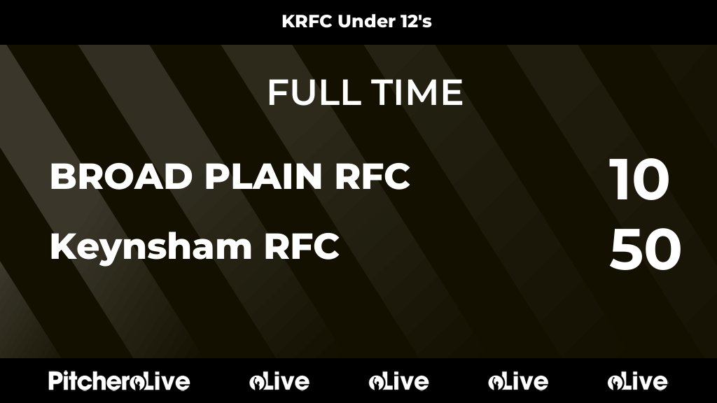FULL TIME: BROAD PLAIN RFC 10 - 50 Keynsham RFC
#BROKEY #Pitchero
keynshamrfc.com/teams/254004/m…