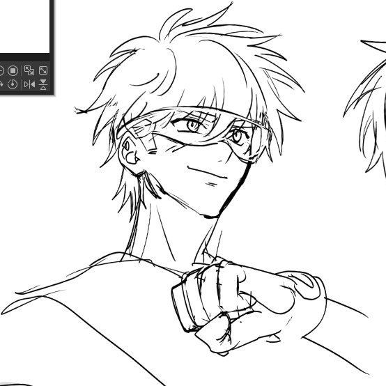 또 오랜만입니다...
그냥 오긴 뭐해서 예전에 그렸던 낙서 한장 첨부합니다