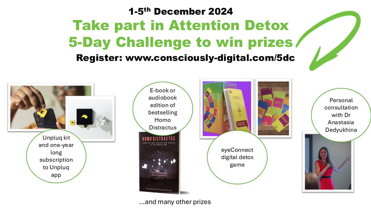 Today we are starting the 5-Day Attention Detox Challenge. First call is at 4.30pm CET. You still have a chance to join, if you are a busy  professional who is overwhelmed with endless emails/calls and wants to  create thinking space in your December calendar.