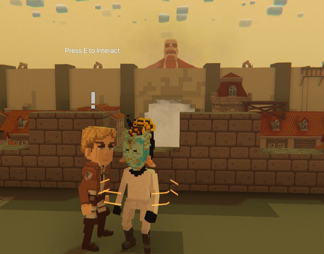 meta3fox's tweet photo. Standing in awe of the Colossal Titan in Attack on Titan: Invasion @TheSandboxGame. Humanity's last hope or greatest threat?💥👀 @anime_shingeki https://t.co/QqQQsjOaB8 #TheSandbox #AlphaSeason4 #AS4SocialChallenge https://t.co/STc9icmEi2