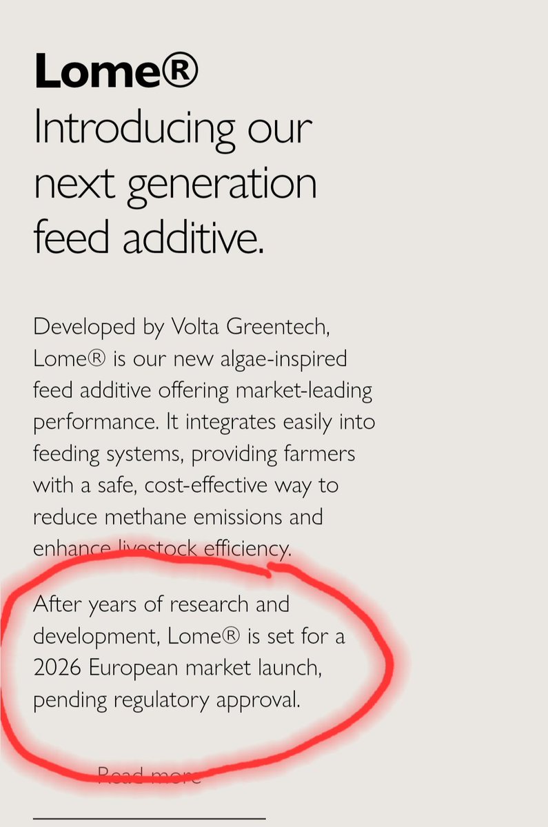Hej <a href="/CoopSverige/">CoopSverige</a>
Enligt tillverkaren Boaver-partnern Volta Greentech är metangashämmande tillsatsen Lome inte godkänd ännu.
Trots detta lanserade ni Lome-kött 2022.
Hur kan det vara tillåtet att sälja prepaterat livsmedel innan tillsatsen är godkänd?livsmedelsnyheter.se/2022/06/21/var…