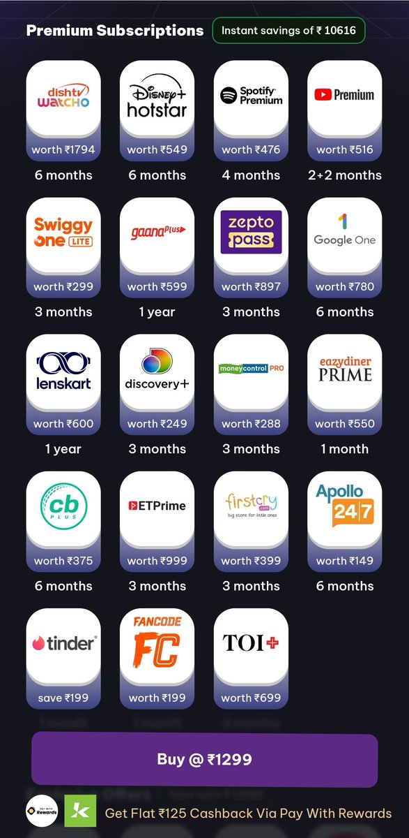 Vjaylaksh6's tweet image. "Times Prime  to level up your streaming game!🎉 With Prime subscription, unlock 40+ free perks including Spotify, Disney+, YouTube, Tinder, Gaana &amp;amp; more. One subscription, endless entertainment &amp;amp; benefits.
 Click the Link 👉 bitli.in/0qiYEXl

#TimesPrime #StreamUnlimited