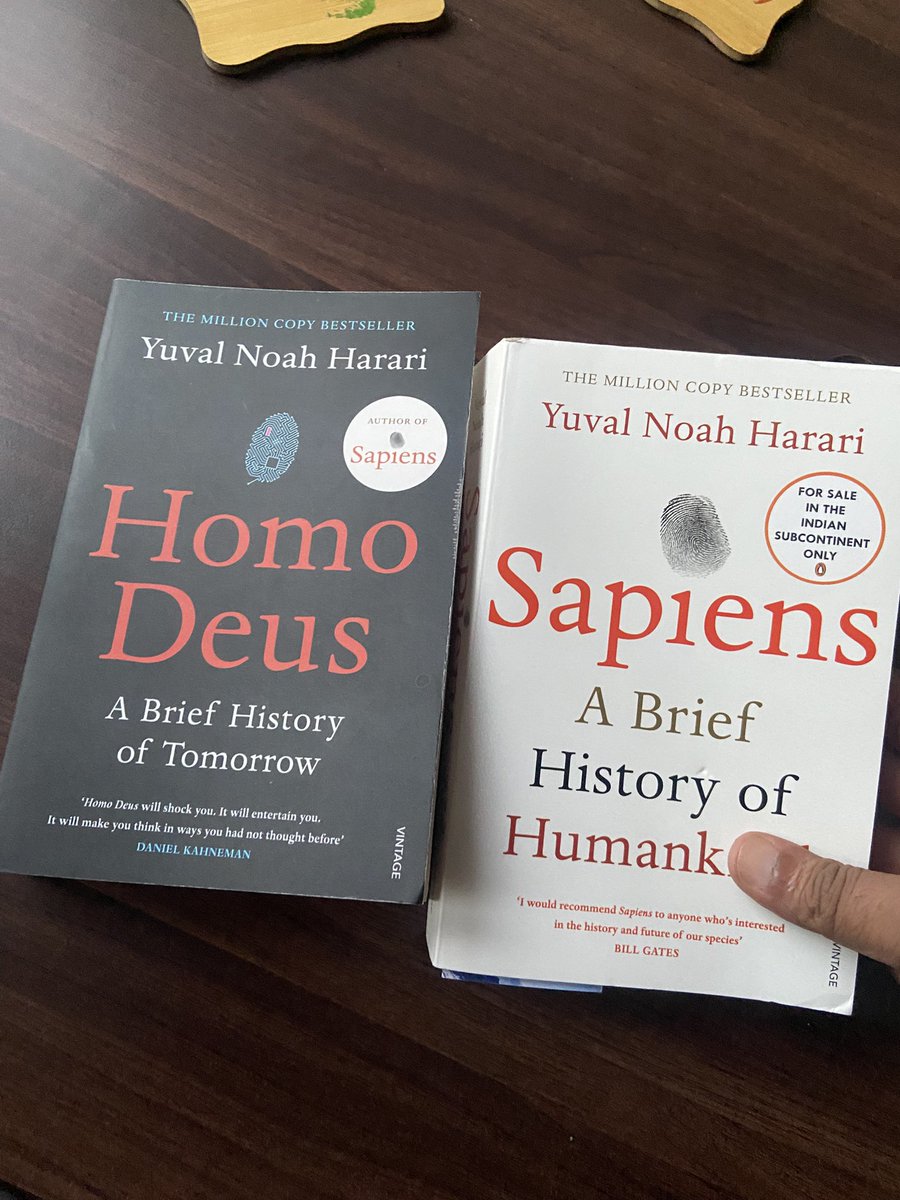 PoudelAnuj's tweet photo. December Challenge!
A brief history of Humankind and Tomorrow
#books #decemberRead https://t.co/7M6wPcq8xV