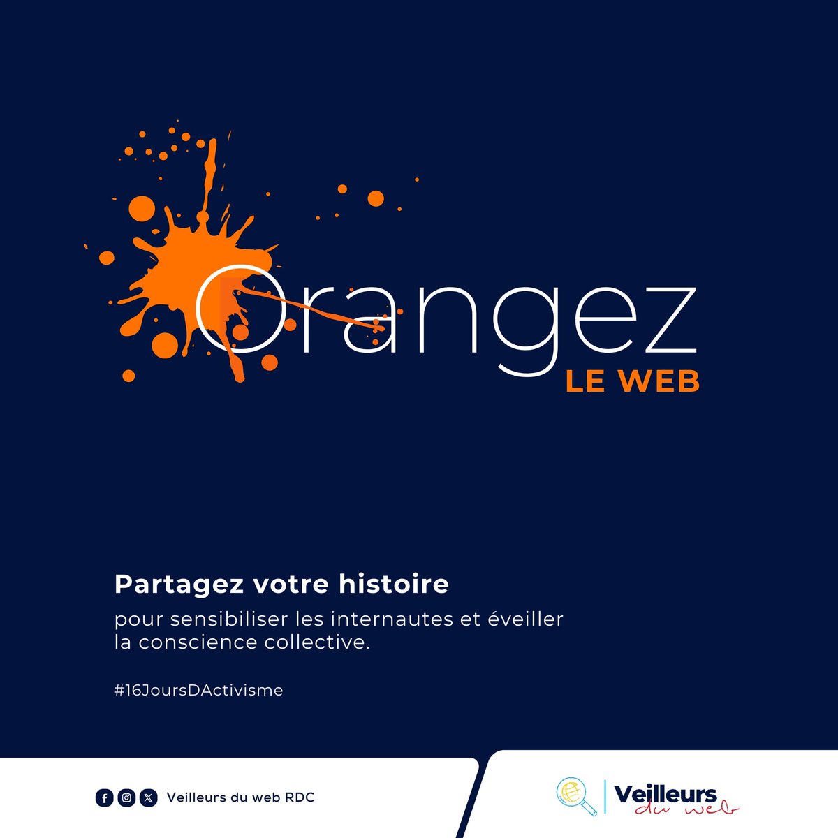 En cette période des 16 jours d'activisme, les Veilleurs du Web s’engagent à sensibiliser et à mobiliser les internautes pour un espace internet plus sûr pour tous. Ce 1ᵉʳ décembre, nous lançons une campagne pour amplifier les voix et les expériences. forms.gle/YZWDCmAVbXedHg…