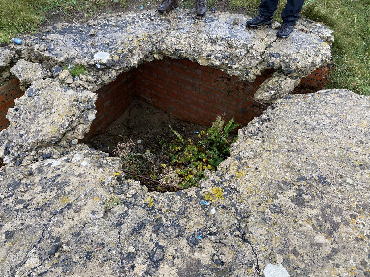 WestwalesIC's tweet photo. A great visit to see some Tobruk shelters at Linney Head, Pembrokeshire, yesterday and walk the ground of Exercise Bullseye

#walkingtheground

@WeHaveWaysPod https://t.co/2oafBPmdKF