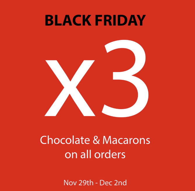 zChocolatTweets's tweet photo. Until Monday, December 2nd, at midnight. Triple x3 chocolates with your online order—at no additional cost. Order today and schedule delivery ANYTIME before January. 2-3 Days Worldwide Express Delivery. NO ALCOHOL, NO PORK GELATINE in all chocolates.  https://t.co/kn8UZNpNff https://t.co/LS0epjUkt0