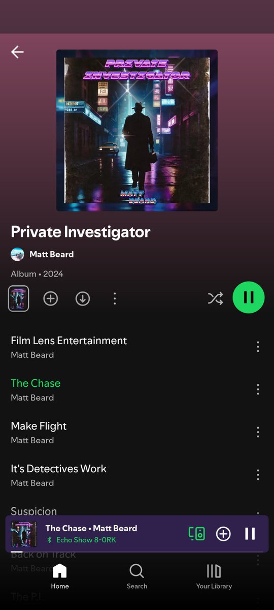 Private Investigator returns to your ears, crispy. #retrowave #synthwave
