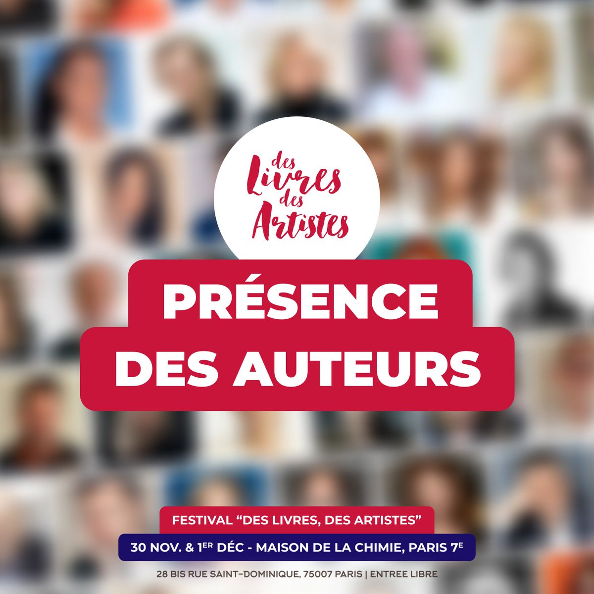 FestivalDLDA's tweet photo. ✨ Les auteurs présents pour cette 8e édition du festival #DesLivresDesArtistes https://t.co/hmB81qPmPv