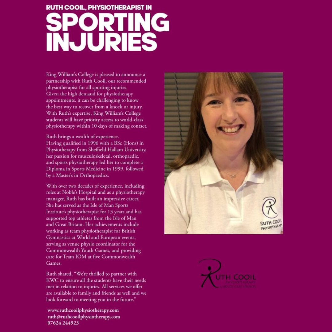 We are excited to announce our partnership with KWC!

Contact us for more information &amp; to book:

🖥 ruthcooilphysiotherapy.com
📧 ruth@ruthcooilphysiotherapy.com
☎️ 07624 244923

We look forward to meeting you!

#isleofman #physiotherapy