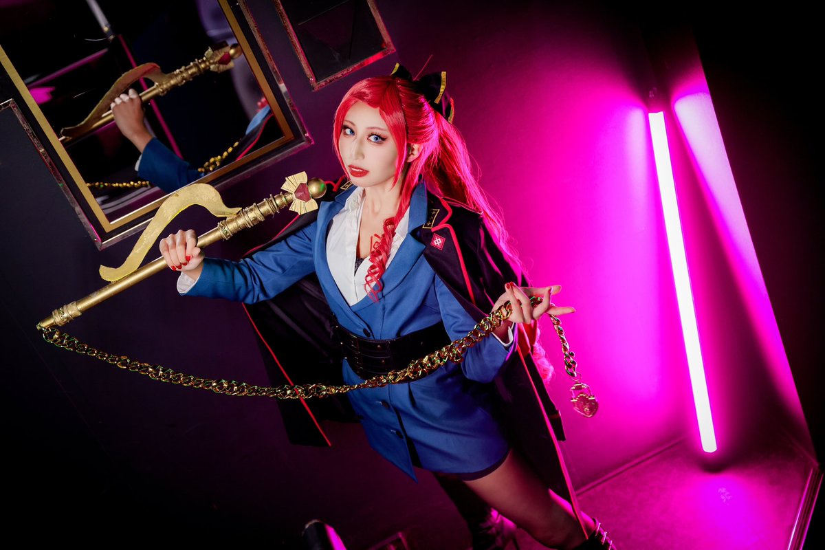 Cosplay///
 
無花果様お誕生日おめでとうございます😭❤️‍🔥👠
少しでも大好きな貴女に近づけますように🥹

📷　<a href="/uke_vol/">夕景🍤→2/7.8台湾FF46</a> 
🫶

#勘解由小路無花果生誕祭2024 
#勘解由小路無花果誕生祭2024 
#ラッパーよ集え
