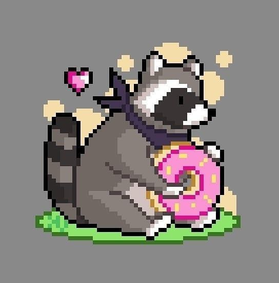 raccoon with confusing auras tweet media