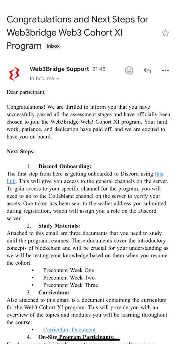 iambuque's tweet photo. From Selection to Completion:My Web3Bridge Journey
16 weeks ago, I received an email that changed my life, it was my selection mail for @Web3Bridge Cohort XI. I remember the excitement of being chosen to join this prestigious program, not fully knowing how much it would transform me.